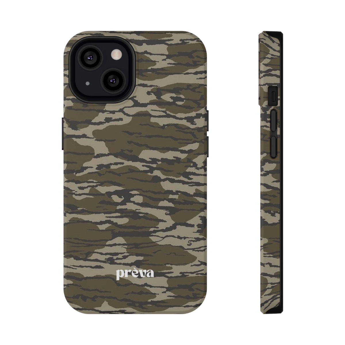 Camo Impact-Resistant Phone Case — Military Green Rugged Protection