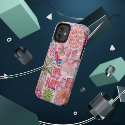 Pink Tropical Collage Phone Case