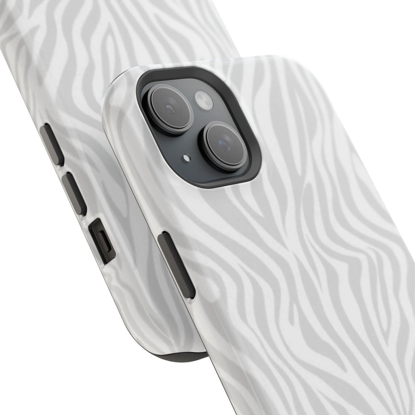 Zebra White Wave Phone Case