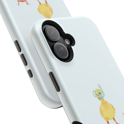 Scuba Duck Stripes Phone Case