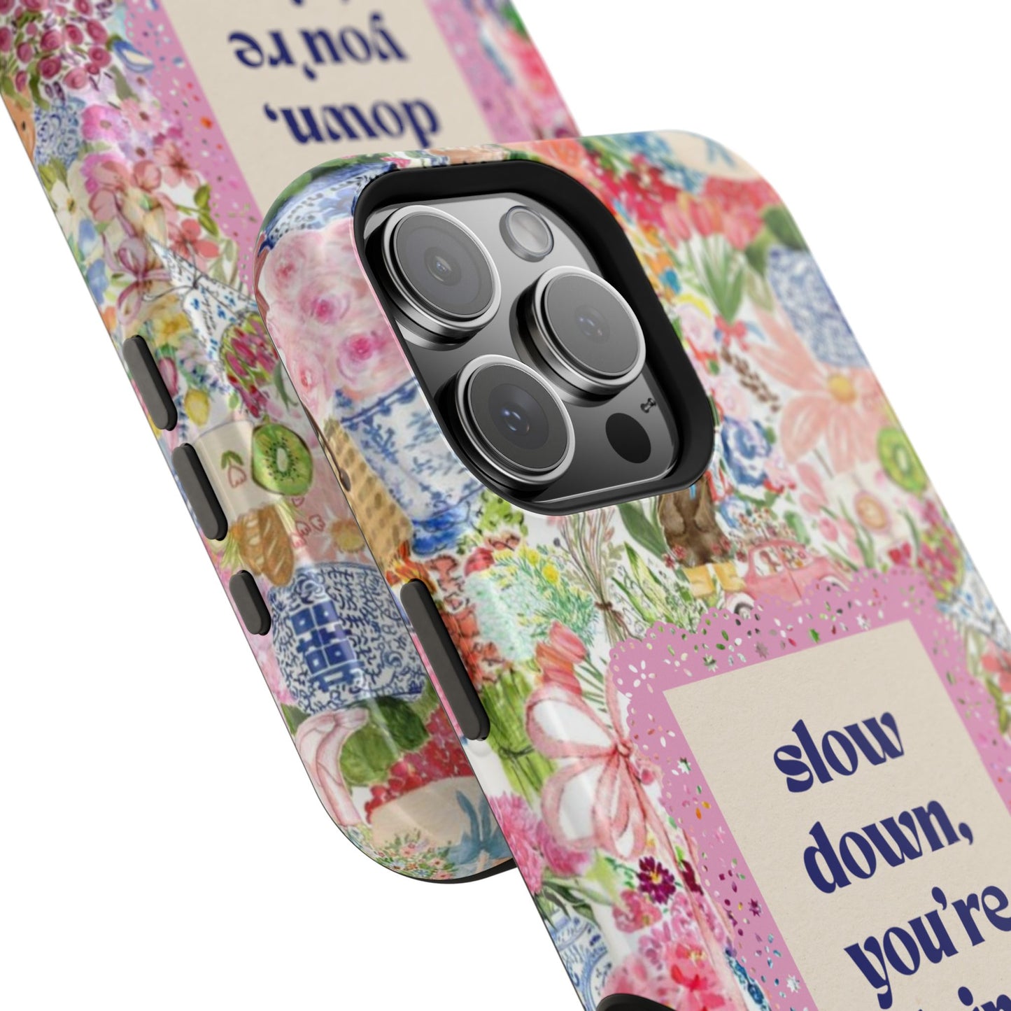 Slow Down Flowers x notsoken Phone Case