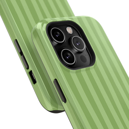 Light Green Stripes Phone Case