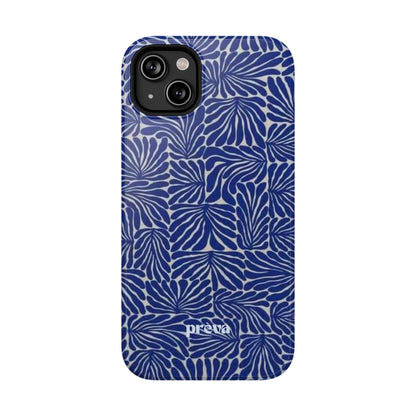 Blue Abstract Greek Phone Case