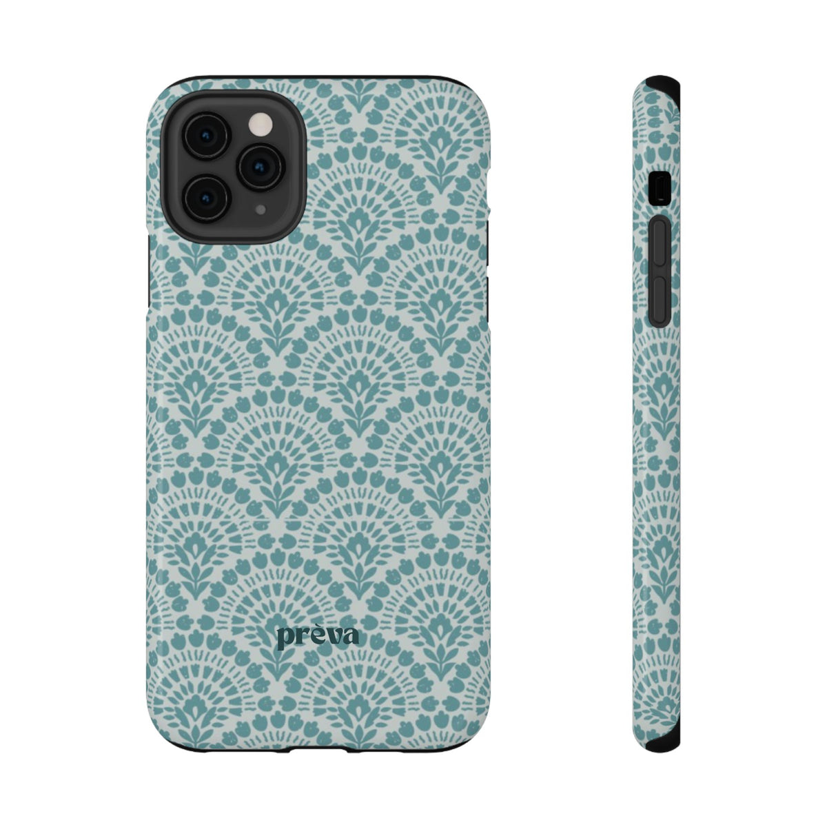 Aqua Lace Pattern Phone Case
