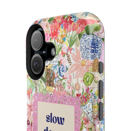 Slow Down Flowers x notsoken Phone Case