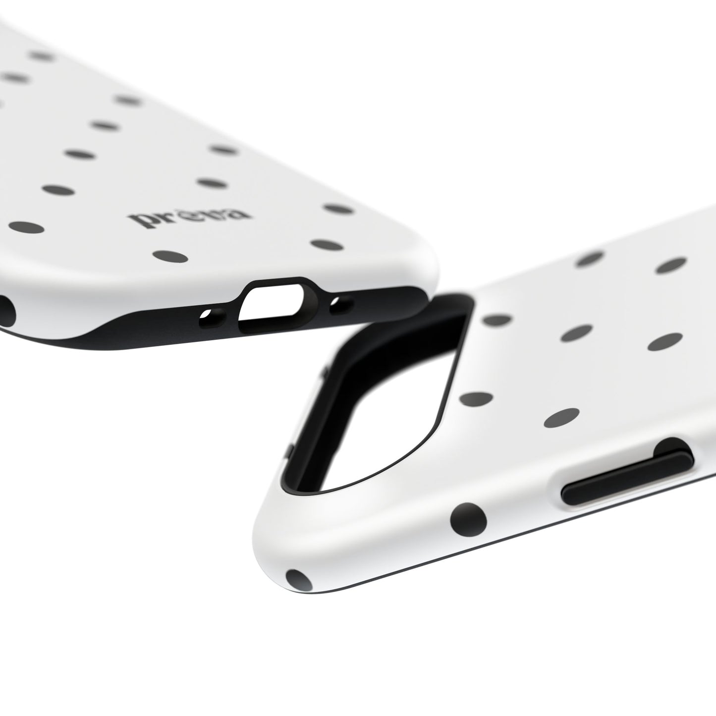 B&W polka dots Phone Case
