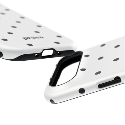 B&W polka dots Phone Case