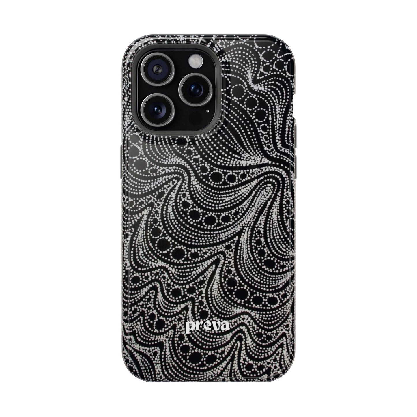 Abstract Midnight Lace Phone Case