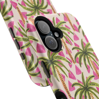Phone Case — Pink Palm Tree Impact-Resistant Protector