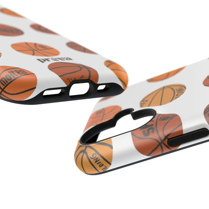 White Basketball Phone Case