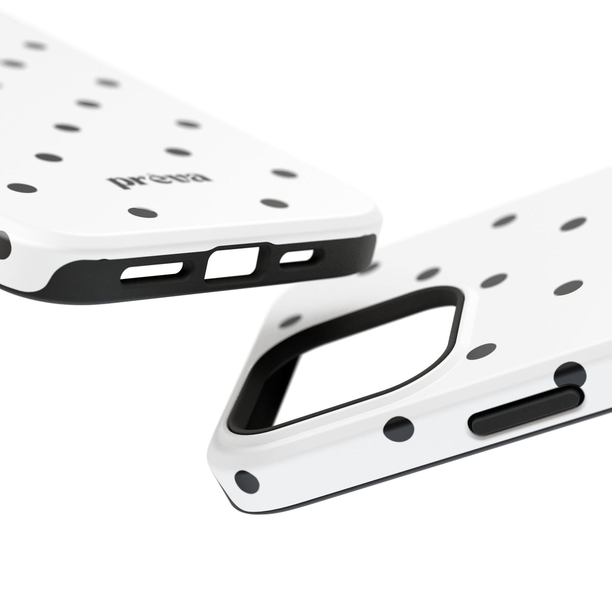 B&W polka dots Phone Case