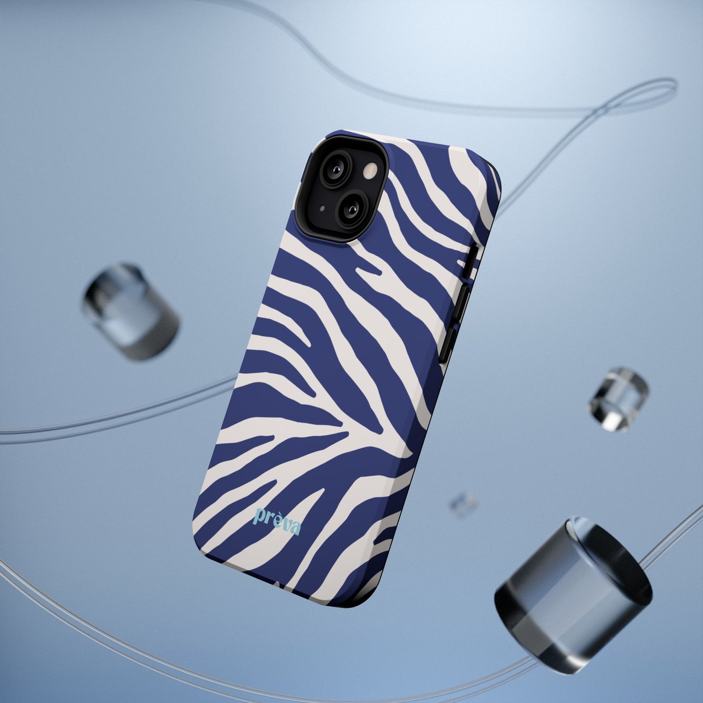 Blue Zebra Phone Case