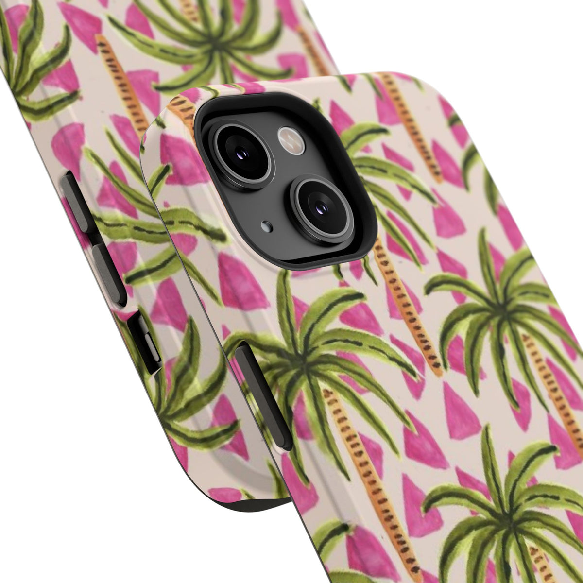 Phone Case — Pink Palm Tree Impact-Resistant Protector