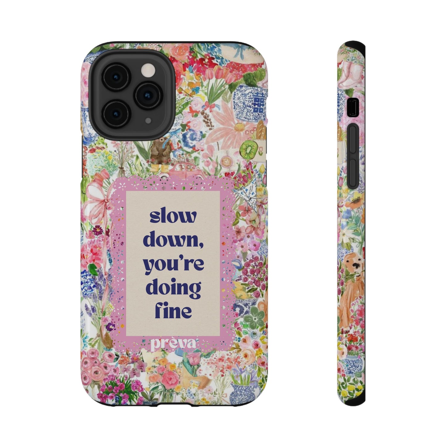 Slow Down Flowers x notsoken Phone Case