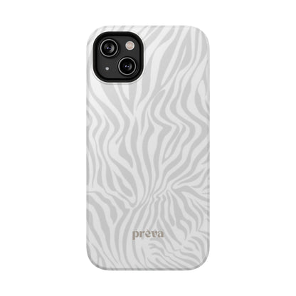 Zebra White Wave Phone Case