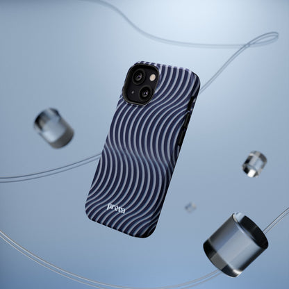 Wavy Navy Phone Case