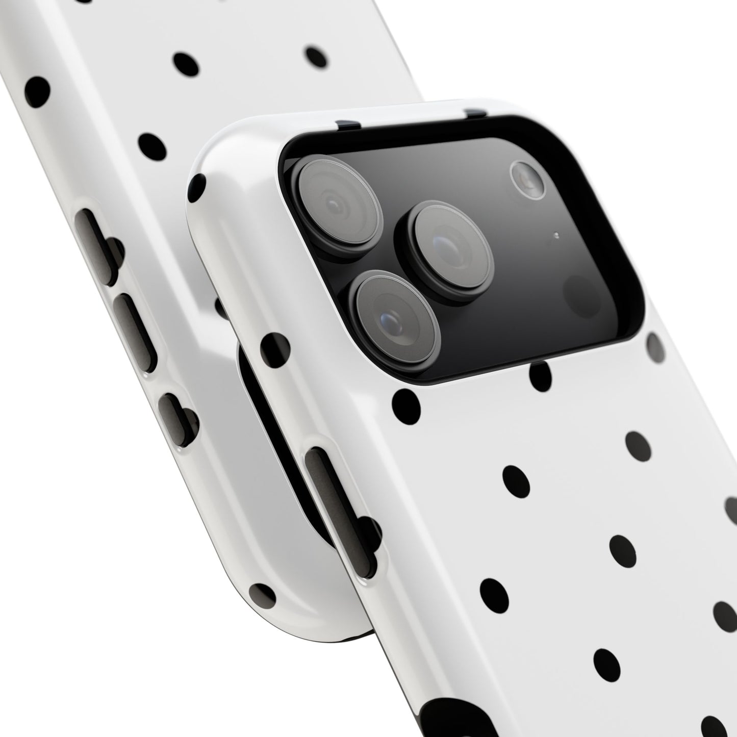 B&W polka dots Phone Case