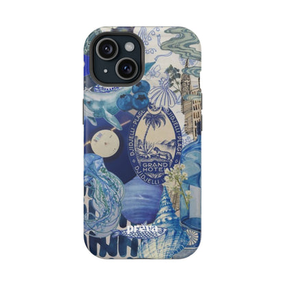 Blue Night Collage Phone Case