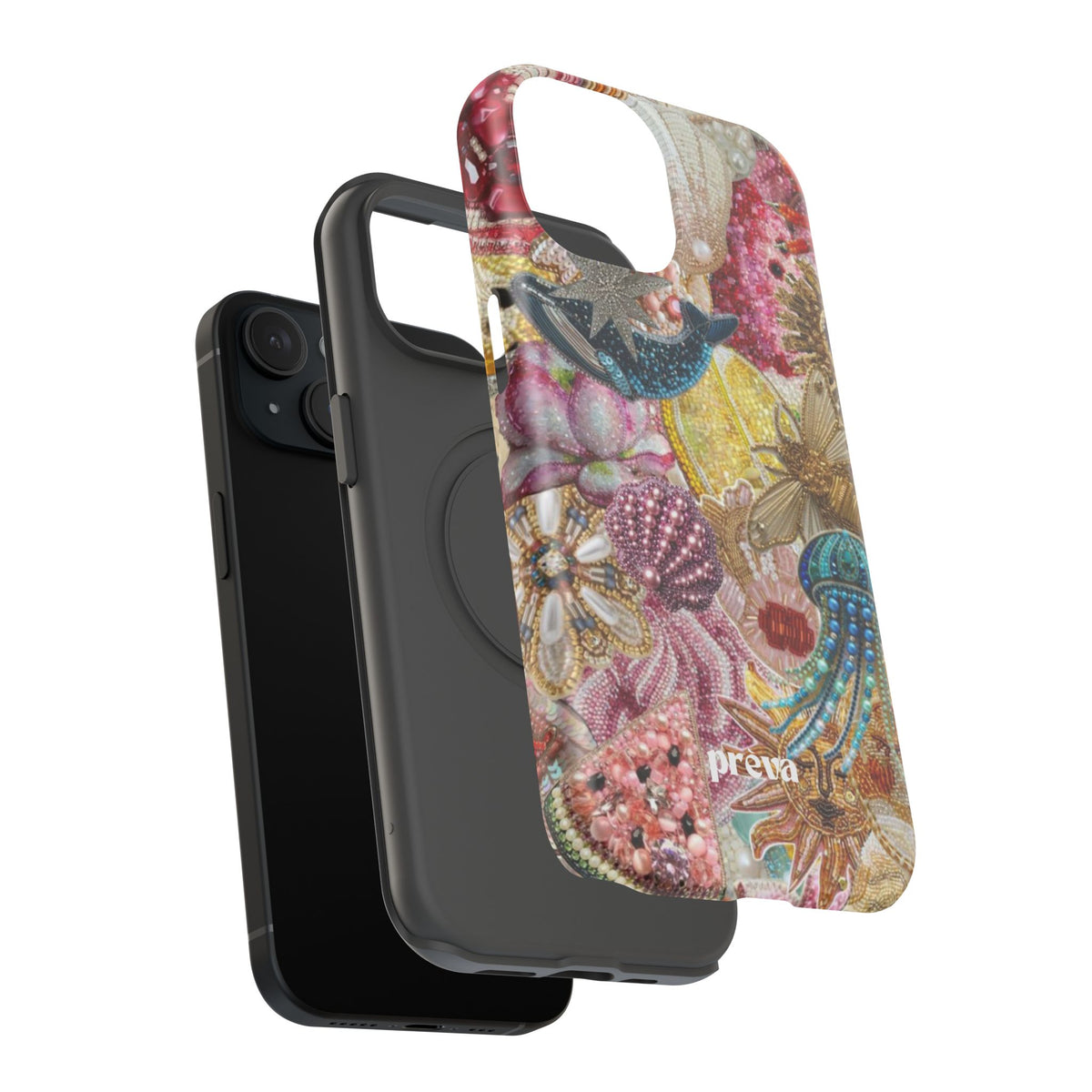 Floral Sea Collage Phone Case