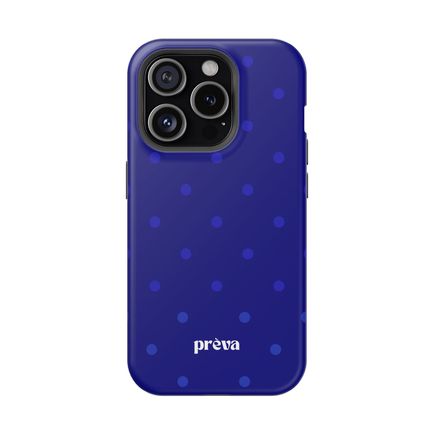 Dark Blue Polka Dots Phone Case