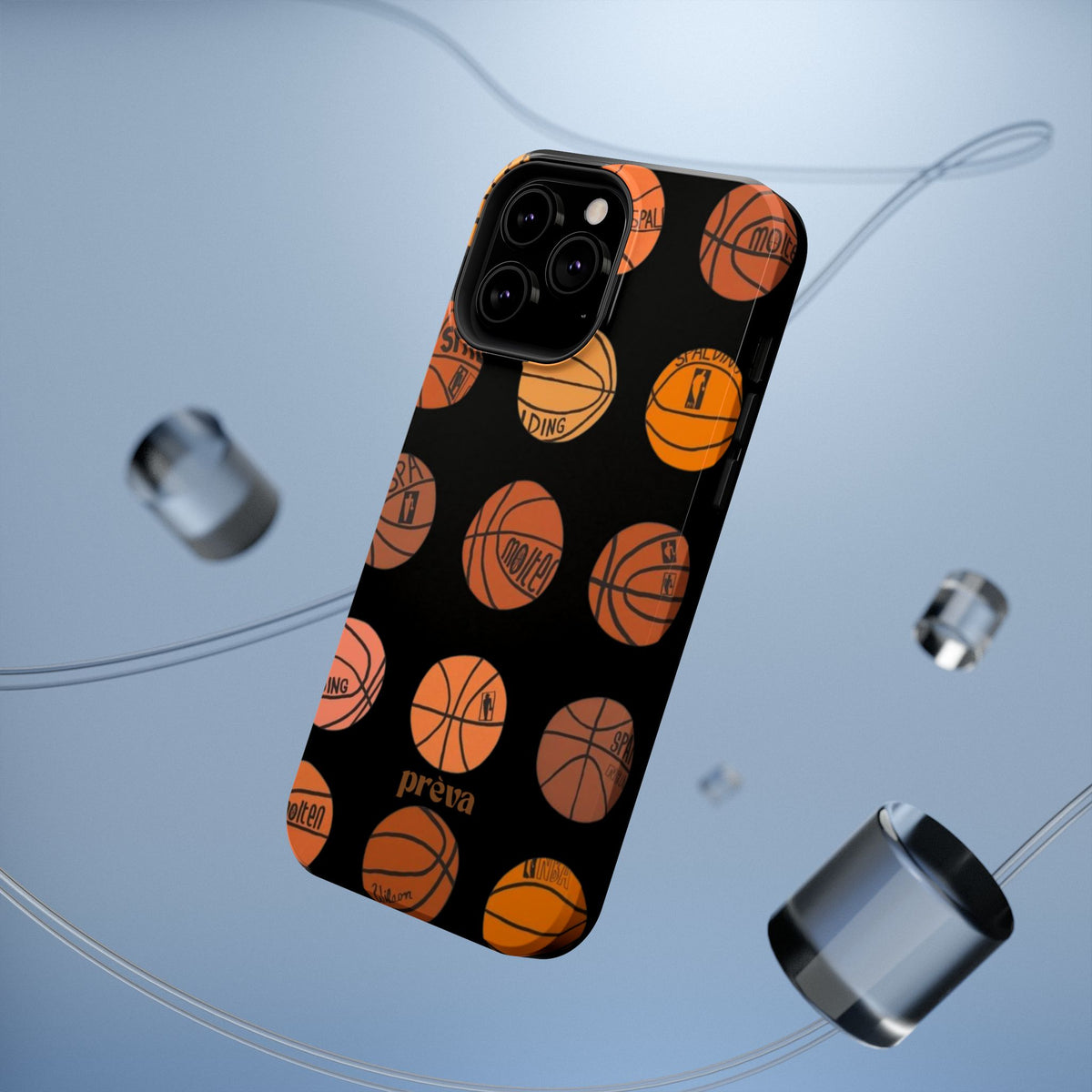 Black Basketball Phone Case