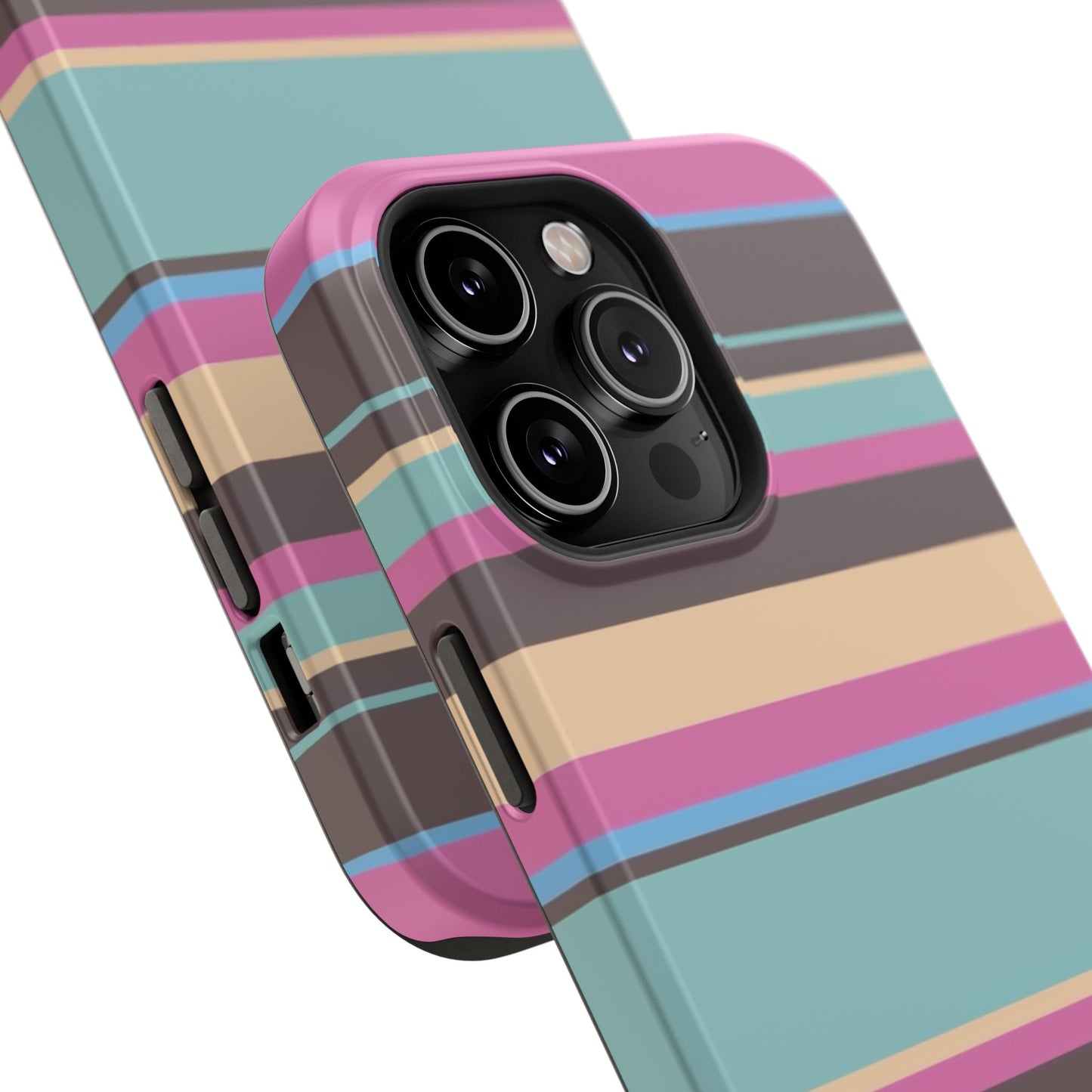 Cocoa Palm Stripes Phone Case