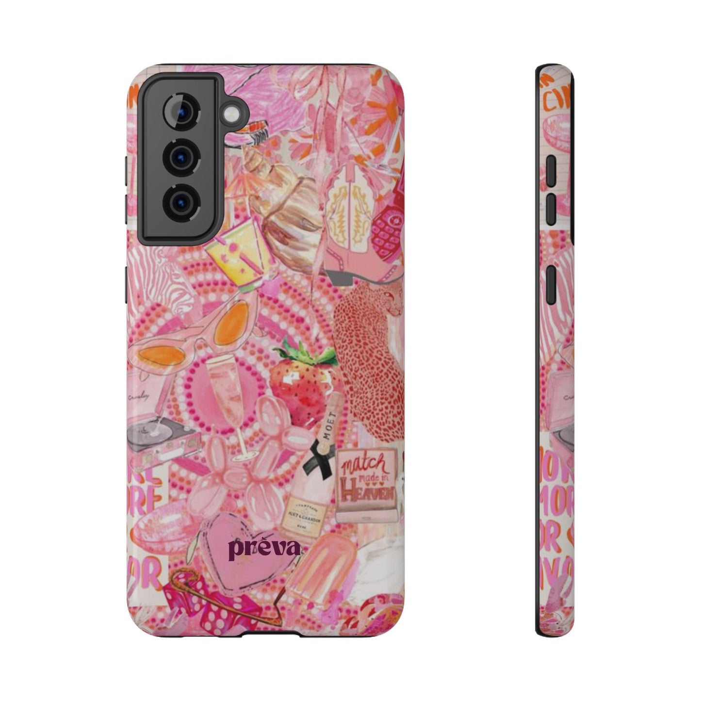 Pink Collage Phone Case