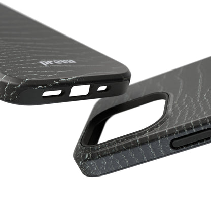 Black Croc Phone Case