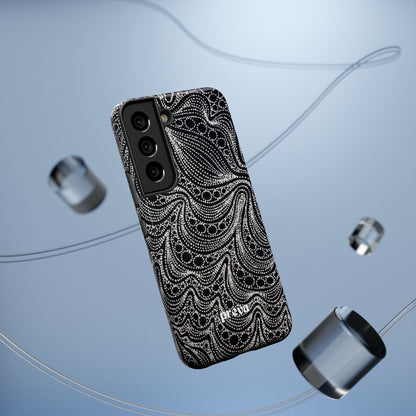 Abstract Midnight Lace Phone Case