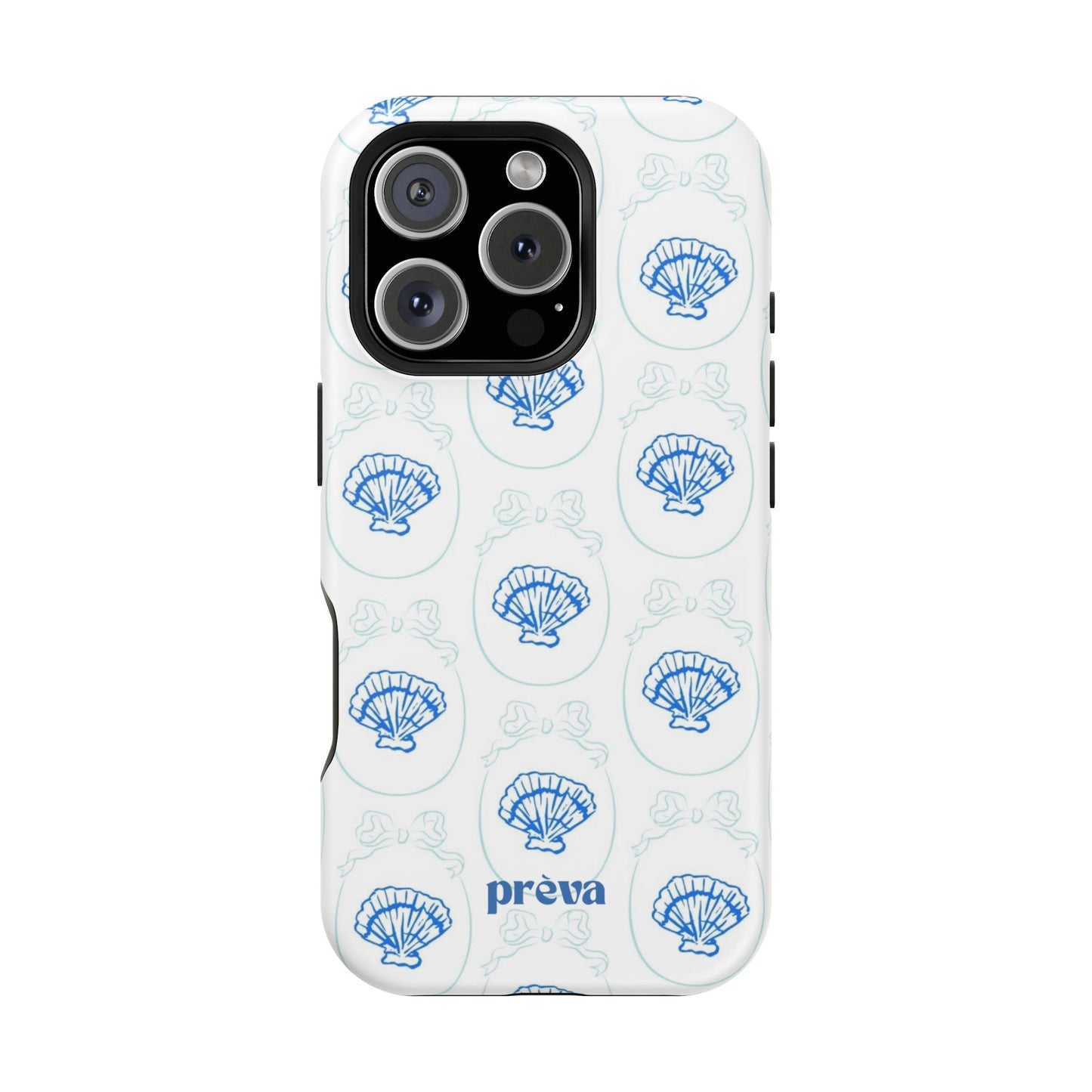 Fancy Teal Shell Phone Case