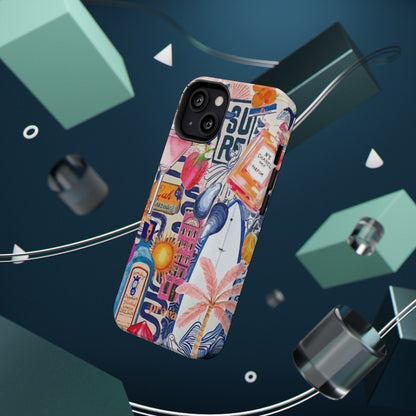 Tropical Beach Collage Phone Case