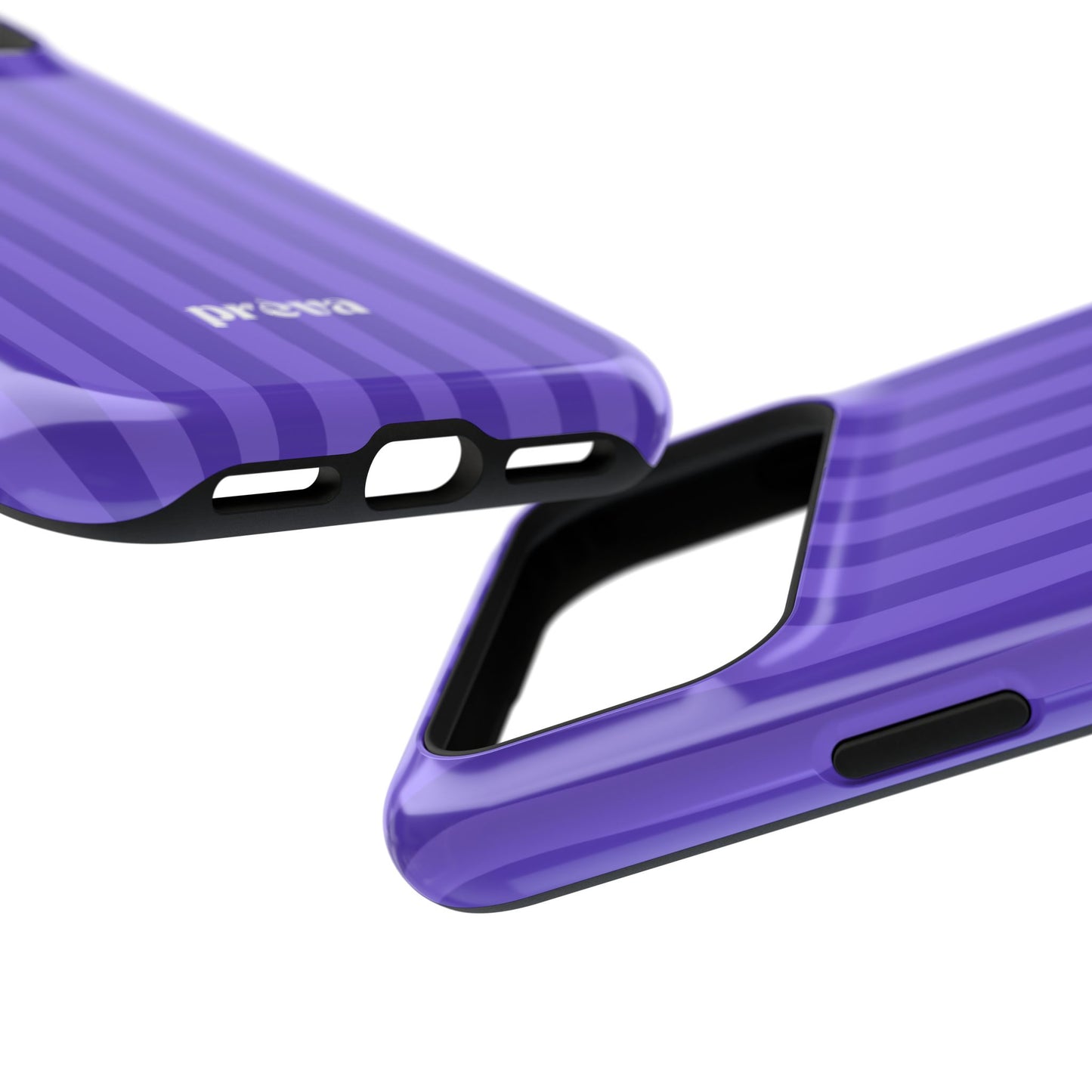 Dark Purple Stripes Phone Case