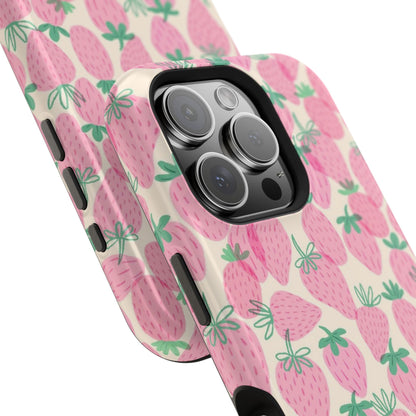 Pink Strawberry Phone Case