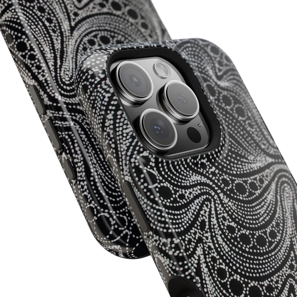 Abstract Midnight Lace Phone Case