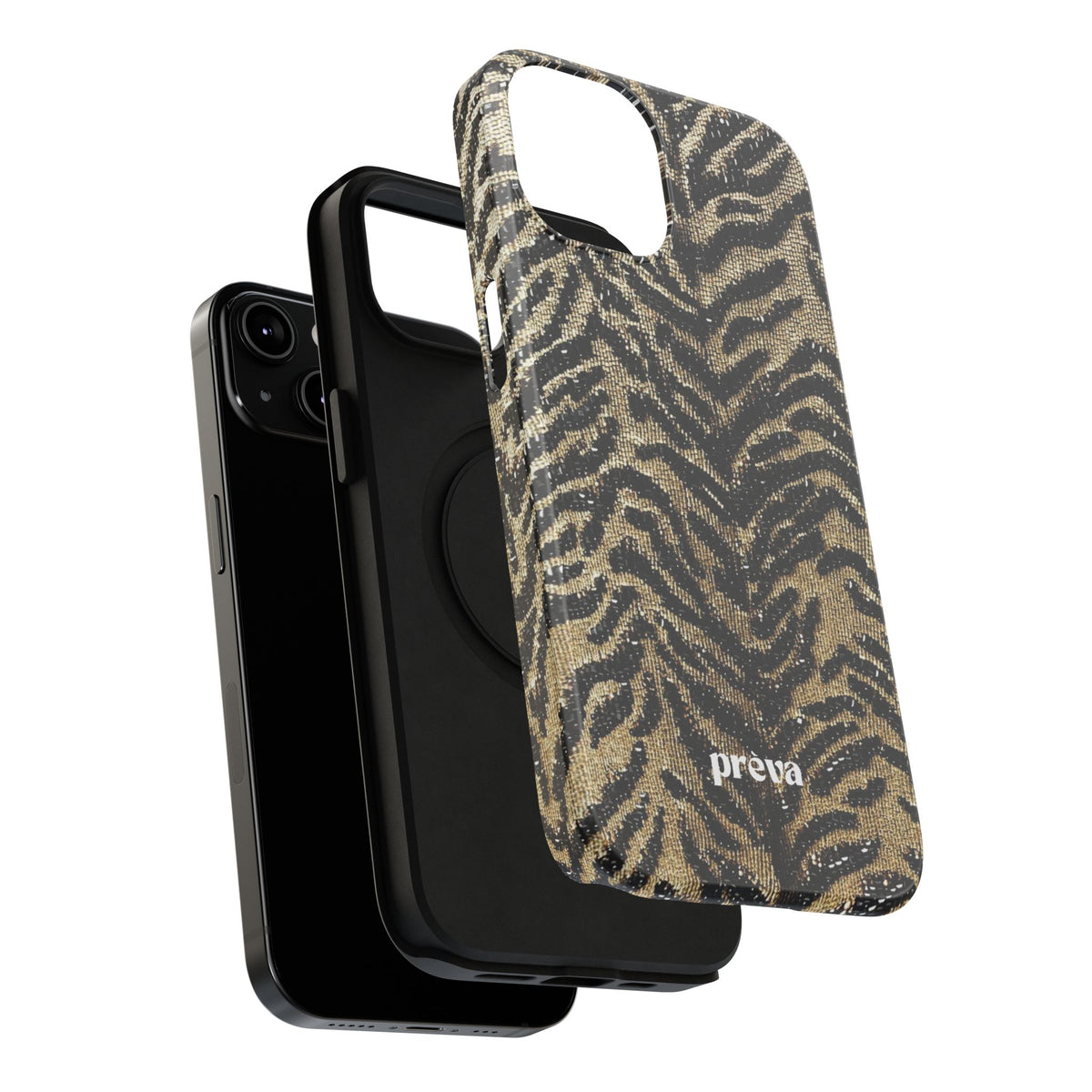 Phone Case — Impact‑Resistant Tiger Print Rug Texture