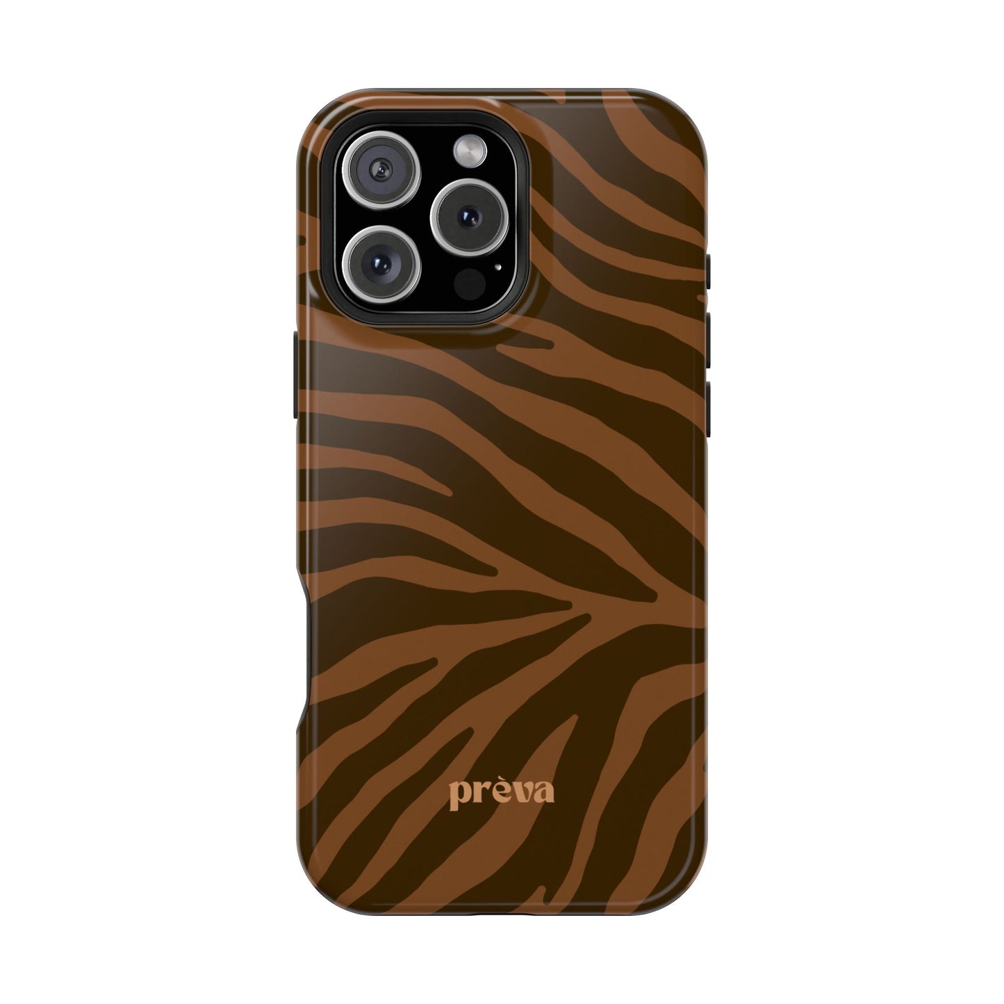 Brown Tiger Stripe Phone Case