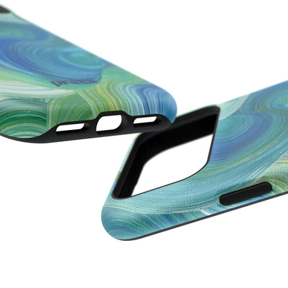 Swirling Ocean Impact-Resistant Phone Case