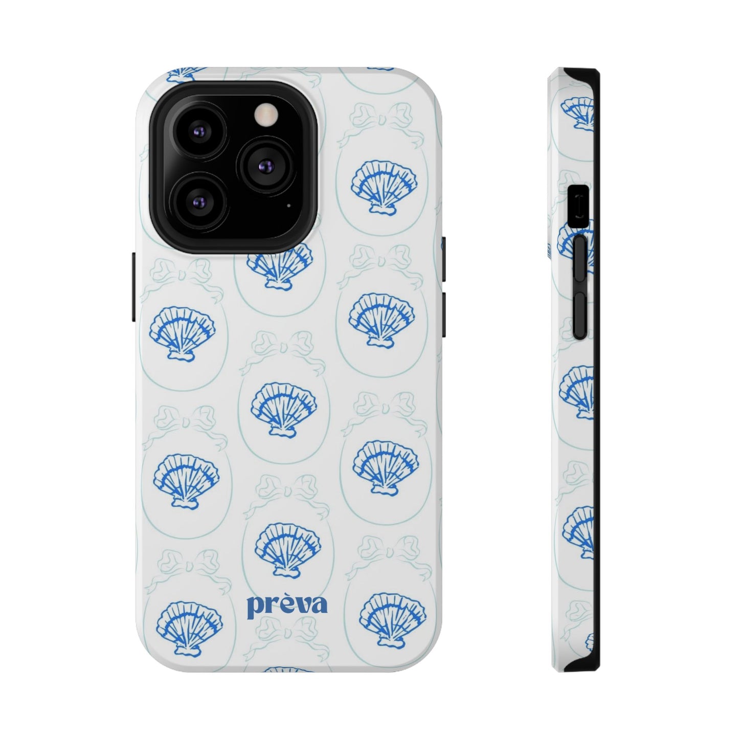 Fancy Teal Shell Phone Case