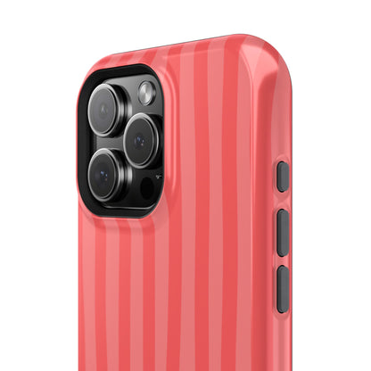 Coral Stipes Phone Case