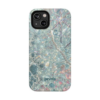 Marbled Seafoam Impact-Resistant Phone Case