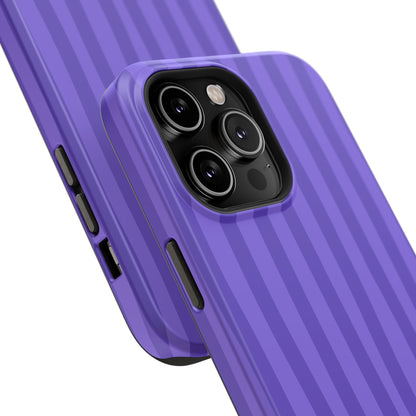 Dark Purple Stripes Phone Case
