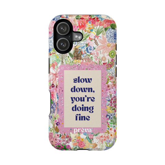 Slow Down Flowers x notsoken Phone Case