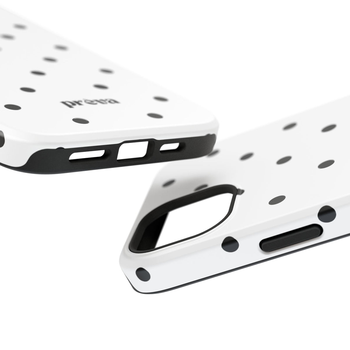 B&W polka dots Phone Case