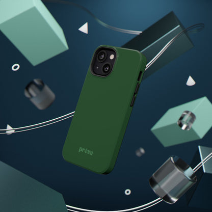 Impact-Resistant Phone Case — Forest Green Slim Armor