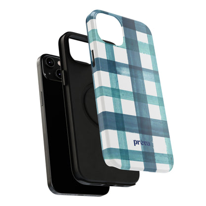 Teal Plaid Phone Case