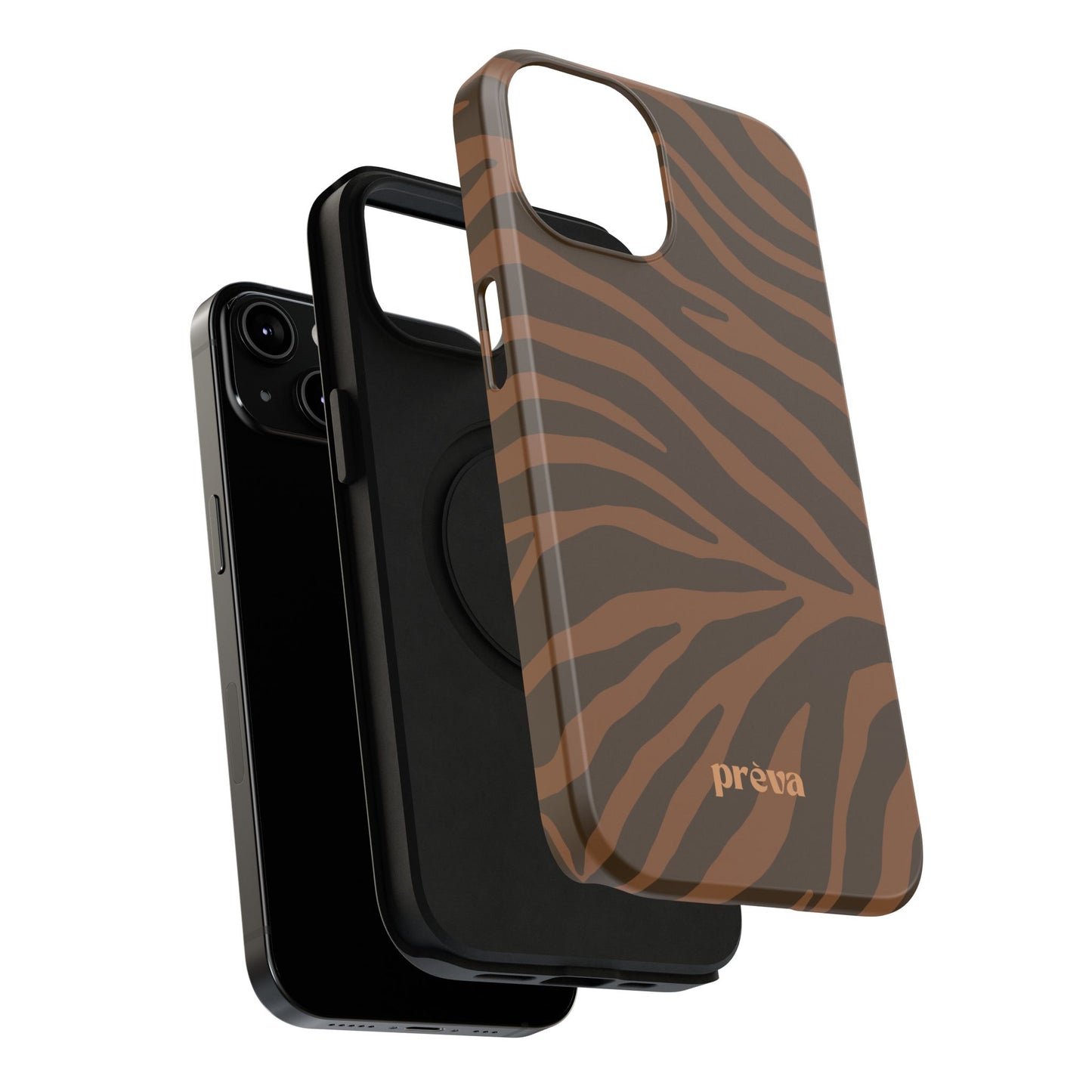 Brown Tiger Stripe Phone Case