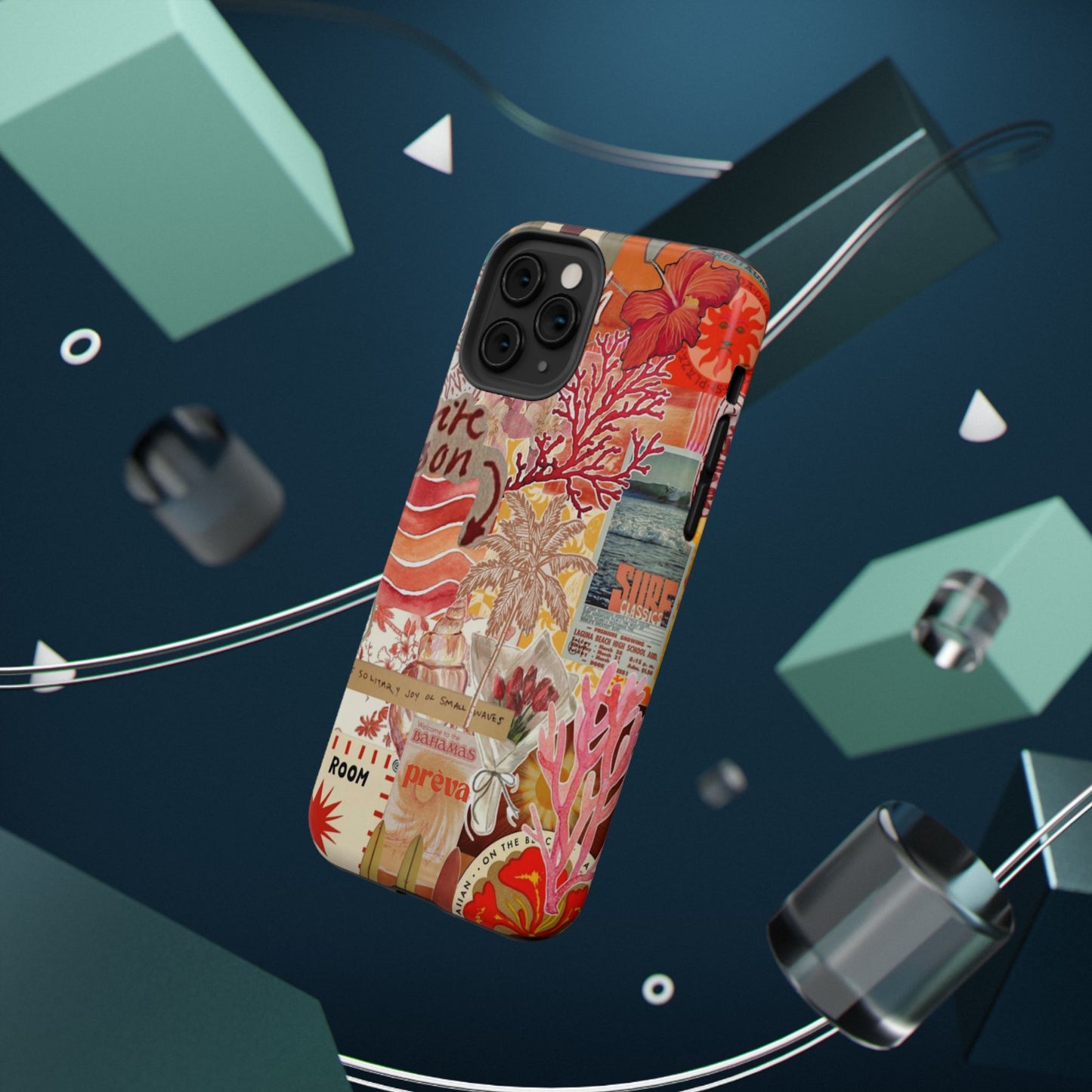 Vintage Floral Collage Phone Case