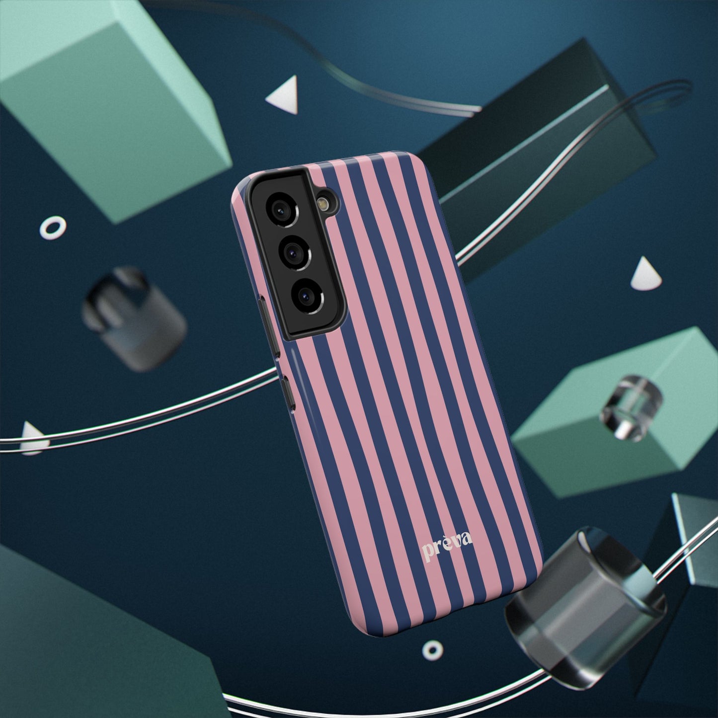 Blue and Pink Stripes Case