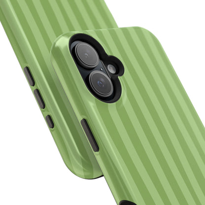 Light Green Stripes Phone Case