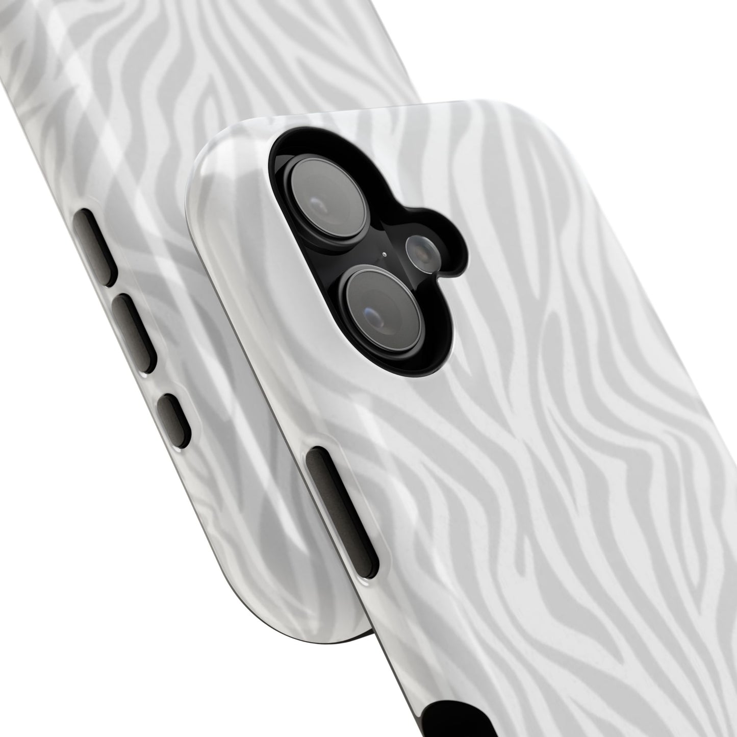 Zebra White Wave Phone Case
